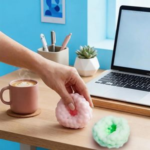Balles anti-stress sonores et moelleuses, effet peau de glace, jouets sensoriels Fidget, Balle anti-stress, Soulagement de l'anxiété, Balle à presser moulable faite à la main - Product Image 5
