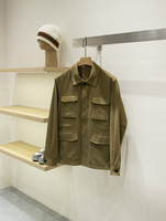 Veste Safari de Luxe pour Homme, Manteau de Champs Classique à 4 Poches, Vêtement d'Extérieur Décontracté Structuré à Col Montant Moderne et Élégant
