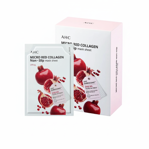 AHC Micro Colágeno Rojo Antideslizante Mascarilla Hoja 10 Hojas Mascarillas Faciales Buena Calidad - Product Image 2
