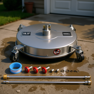 Hidrolavadora de Alta Presión de 16 Pulgadas, 3500 W, 6 HP, Bomba Tríplex Eléctrica, Equipo de Limpieza Comercial de Uso Pesado - Product Image 2