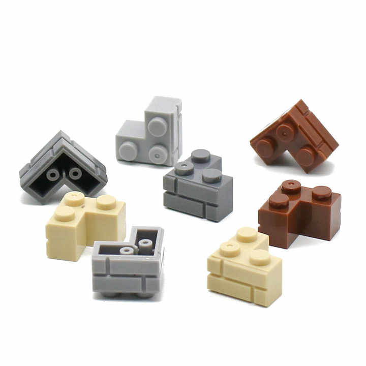 DIY Building Blocks Thick Wall Bricks1x2 1x3 1x4 Dots Educational ...