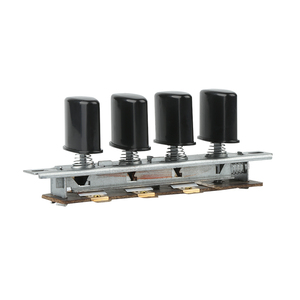 1A phạm vi nhà bếp mui xe 4 hình chữ nhật đẩy nút vị trí 3-Interlock 1-Reset đàn piano loại Bàn phím thiết bị chuyển mạch AC 250V cho homech - Product Image 1