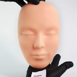 Tatouage 3D pratique visage Hyper réaliste Premium Silicone peau visage Mannequin pour la pratique du maquillage entier Silicone visage poupée - Product Image 5