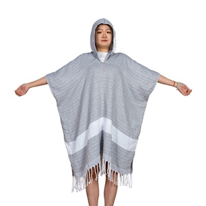 Serviette de plage à capuche de style turc avec logo personnalisé, <span class=keywords><strong>peignoir</strong></span> en coton pour les voyages, la <span class=keywords><strong>natation</strong></span> estivale, la plage, <span class=keywords><strong>peignoir</strong></span> à capuche - Product Image 1