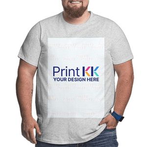 Image personnalisée T-shirt grande taille pour hommes Style Streetwear 100% coton avec spandex imprimé dessin animé contraste motif sérigraphie méthode - Product Image 6