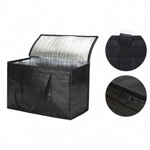 Bolsa Térmica Reutilizable de Gran Capacidad para Almacenamiento de Alimentos, Bolsa Refrigerante para Llevar Comida, Bolsa de Almuerzo de Tela No Tejida - Product Image 4