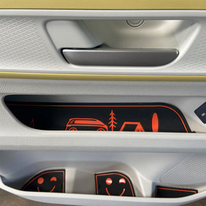 Sottobicchiere portabicchieri per auto in gomma per Volkswagen VW ID. <span class=keywords><strong>Buzz</strong></span> ID <span class=keywords><strong>Buzz</strong></span> 2022 2023 accessori auto tappetino tazza auto - Product Image 3