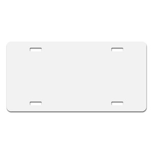 DIY License Plate Dye Sublimation Aluminium Sheet White Heat Transfer Metal Aluminum Blank License Plate Hanging <b>Car</b> <b>Decoration</b> - Product Image 1