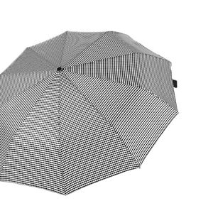 Parapluie pliant automatique à 10 baleines coupe-vent, avec logo personnalisé, cadeau d'affaires pour homme, poignée en bois massif, imperméable, sur mesure - Product Image 4