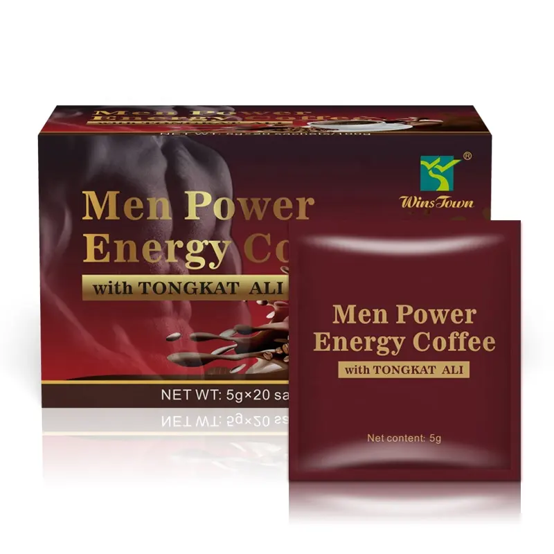 Винстаун, мужской энергетический напиток, Тонгкат, Али, энергетический травяной, здоровый, мгновенный черный кофе мака Рейши