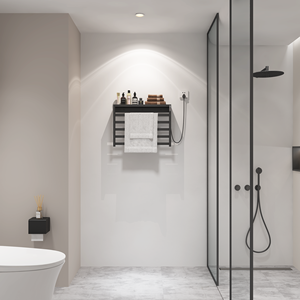 Smart nero bagno elettrico scaldabagno termotermiche tessuto per termosifone schermo riscaldatore per bagno asciugamano riscaldato - Product Image 3