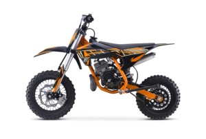 Mini Moto <span class=keywords><strong>de</strong></span> Cross <span class=keywords><strong>50cc</strong></span> 2 Tiempos con Arranque Eléctrico Motocicleta Todoterreno Pit Bike <span class=keywords><strong>50cc</strong></span> para Niños - Product Image 6