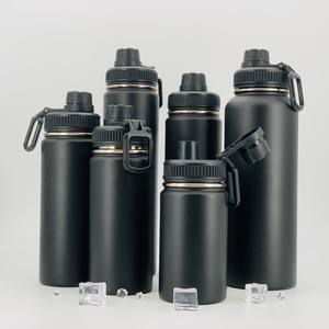Thermos de haute qualité, neuf, en acier inoxydable avec revêtement en poudre, logo personnalisé, double paroi isolée, bouteille isotherme, flacon sous vide, portable pour les voyages - Product Image 3