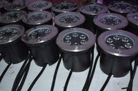 Lampu LED Terbenam Jalan Aluminium 3W 12V RGB Tahan Air IP68 dengan Garansi 3 Tahun