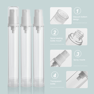 5ml 10ml 12ml 15ml nhựa PP pcr Trắng bơm lại chân không phun chai với không có không khí Lotion bơm Dispenser kín bơm phun - Product Image 6