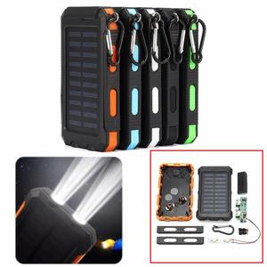 Kit de Carcasa para Banco de Energía Solar DIY con Doble USB de 20000mAH, Luz LED, Brújula, Linterna Impermeable para Exteriores, Portátil - Product Image 3