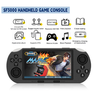Console de jeu portable Sf3000 avec système d'exploitation Android, écran tactile de 4,5 pouces, batterie de 3000 mAh, prise en charge OTG, manette de jeu, vidéo, musique, portable, Noël