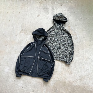 Custom Design 3m <b>Reflective</b> Stripe Coat Reversible Camouflage Zip up Polyester Windproof <b>Jackets</b> for <b>Men</b> Windbreaker <b>Jackets</b> - Product Image 2