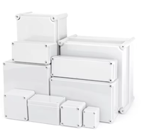 Boîte de jonction étanche, boîtier électrique en plastique ABS avec joint en silicone entièrement scellé, adapté aux environnements difficiles