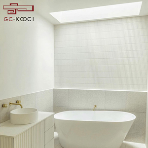 Azulejos de Cerámica de Alta Calidad, Color Blanco Mate, Estilo Kit Kat, para Decoración de Cocina y Baño - Product Image 3