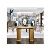 Présentoir de foulard en soie de luxe personnalisé pour restaurants et magasins de cosmétiques Vitrines de luxe conçues en usine pour un décor élégant