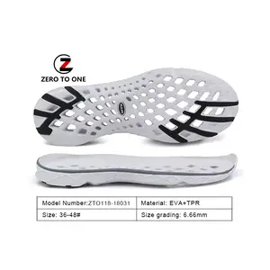 Quqnzhou Zero To One Making High Fashion Top Quality Newest Shoes Eva Tpr Outsole Tennis Shoes Outsole