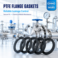 Joint en PTFE DSH pour réacteur chimique, pipeline, pompe, vanne, échangeur de chaleur, résistant à la corrosion, joint annulaire plat en PTFE vierge -55°C