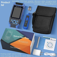 Mini OTDR NK3200 1310 1550nm 24 22dB 9 en 1 con Pantalla Táctil, Multifunción, OPM, VFL, IOLM, Mapa de Eventos, Reflectómetro de Fibra FTTH