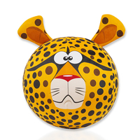 Ballon gonflable en peluche courte imprimée en forme d'animal pour enfants