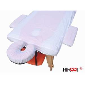 Funda de Cama de Algodón Blanco Hecha a Medida para Camas de Masaje y Belleza - Product Image 3