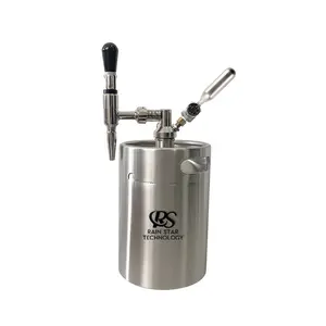 Пищевой сорт SS 5l домашний пивоваренный мини-дозатор для бочонка для газированного пива и нитро-кофе