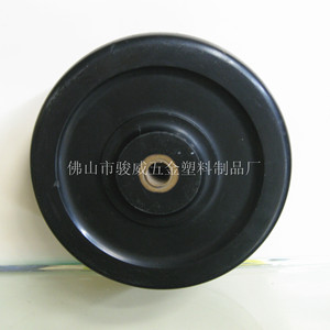 Rueda de goma individual de 125 mm de diámetro y 30 mm de grosor para uso en la fabricación de ruedas industriales - Product Image 2