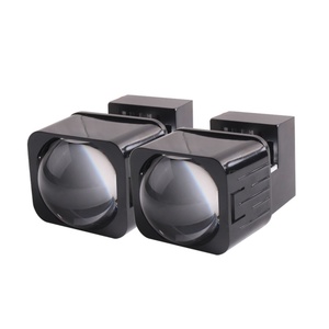 Sanvi Car 1.5 Inch 12V Double <b>Light</b> Hi/Lo Beam Led <b>Projector</b> Lens Headlight Laser Headlight Single Low Beam Auto Lighting System - Product Image 1