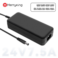 Adaptor Daya Desktop OEM UL FCC ETL 12V 24V 48V 60V 5A 7.5A 8A 10A 12A 250W CE CB AC DC Switching Power Supply