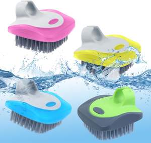 แปรงขัดผักผลไม้แบบขายส่ง ขนแปรงยืดหยุ่นสำหรับทำความสะอาดอาหารในครัว - Product Image 4