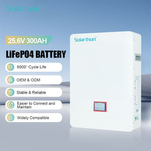 Solarton 25.6V 300ah Lithium Ion Accu Thuis Gebruik Zonne-Energie Opslag Lifepo4 Voor Zonnesystemen - Product Image 1