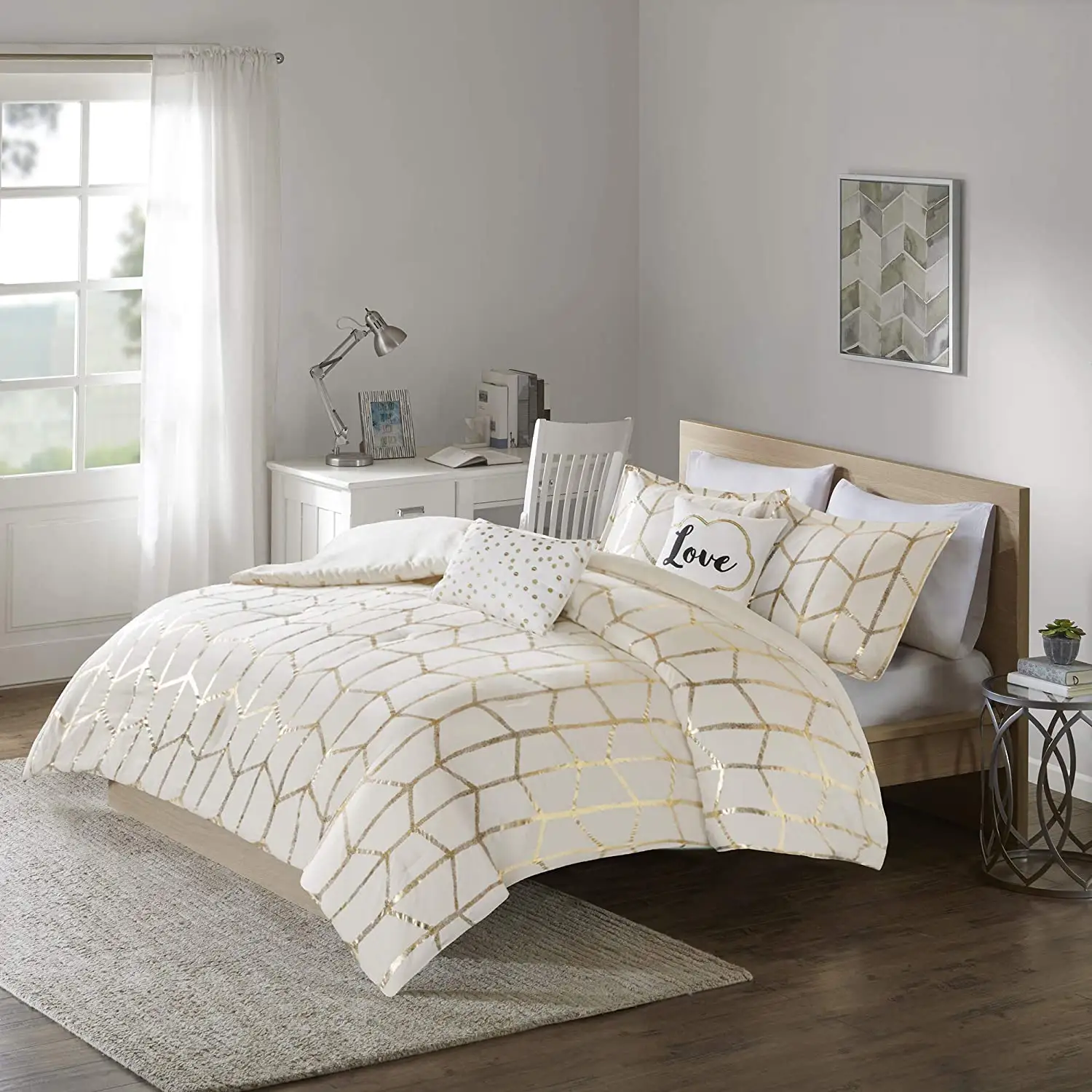 Plain cor cânhamo puro conjunto de quatro peças conjuntos de cama de estilo simples suave lavado cânhamo
