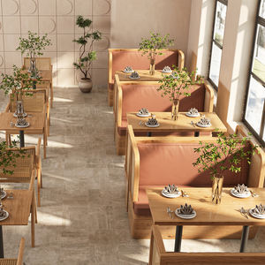 مشروع مطعم بتصميم ثلاثي الأبعاد مجاني أثاث تجاري بار مقهى مخملي متجر هامبرجر KTV أريكة مقطعية - Product Image 2