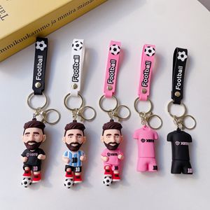 Vente chaude Creative Designs Football Sport Porte-clés Mignon Poupée Sac À Dos Accessoires Suspendus Cadeau Dessin Animé Football Porte-clés - Product Image 5