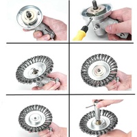 8 "brosse à mauvaises herbes fil d'acier tondeuse à gazon de jardin outil de tête de coupe d'herbe