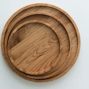 Bandeja de Madera Natural para Servir, con Forma Rectangular, para Tazas de Té, con Asa, Decoración del Hogar, Precio Razonable - Product Image 1