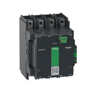 LC1G1154EHEN Contacteur haute puissance TeSys <span class=keywords><strong>Giga</strong></span> 4 pôles (4NO) AC-1 <= 440V 250A version standard 48-130V bobine AC/DC large bande - Product Image 1