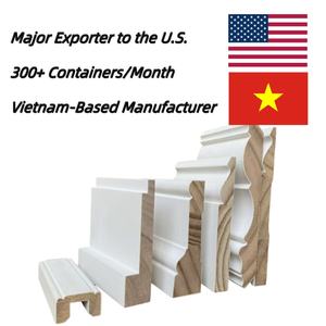 Plinthe de sol à jointures collées, apprêtée, fabriquée au Vietnam - Product Image 5