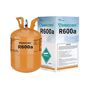 SHINGCHEM Gas pendingin R600a Gas Refrigerante R600a 6.5kg 30Lbs silinder sekali pakai R134a