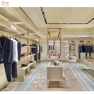 Boutique Escaparate de ropa de gama alta Personalización Ropa lujosa Exhibición de cristal Alta costura - Product Image 5