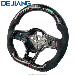 พวงมาลัยปลอมแปลง LED & คาร์บอนไฟเบอร์แบบกำหนดเองสำหรับอุปกรณ์เสริมของ Volkswagen Golf <span class=keywords><strong>5</strong></span> MK6/<span class=keywords><strong>MK7</strong></span>/MK8 <span class=keywords><strong>Jetta</strong></span> Passat B8 POLO Tiguan GTI - Product Image 6