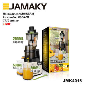 Extracteur <span class=keywords><strong>de</strong></span> jus lent tout-en-un 250W, 95 tr/min, pression douce, livré avec un <span class=keywords><strong>livre</strong></span> <span class=keywords><strong>de</strong></span> recettes, facile à assembler et à démonter - Product Image 4