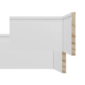 Plinthe murale OEM Moldurarte, couleur personnalisée, durable, revêtement PET, plinthe murale de 140 mm, intérieur de la maison - Product Image 1
