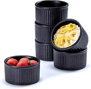 Ramekin <span class=keywords><strong>UNICASA</strong></span> 6 oz Creme Brulee Ramekins Horno Seguro Cerámica Ramekins 6 Oz Cerámica Frutero Nórdico Con Restaurante - Product Image 1
