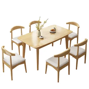 Modern yemek masası seti ucuz yemek seti mobilya masa yemek masası ve sandalye seti